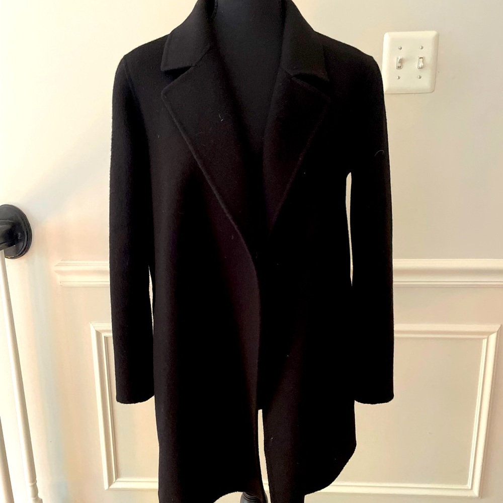 Theory Wool and Cashmere buttonless Coat